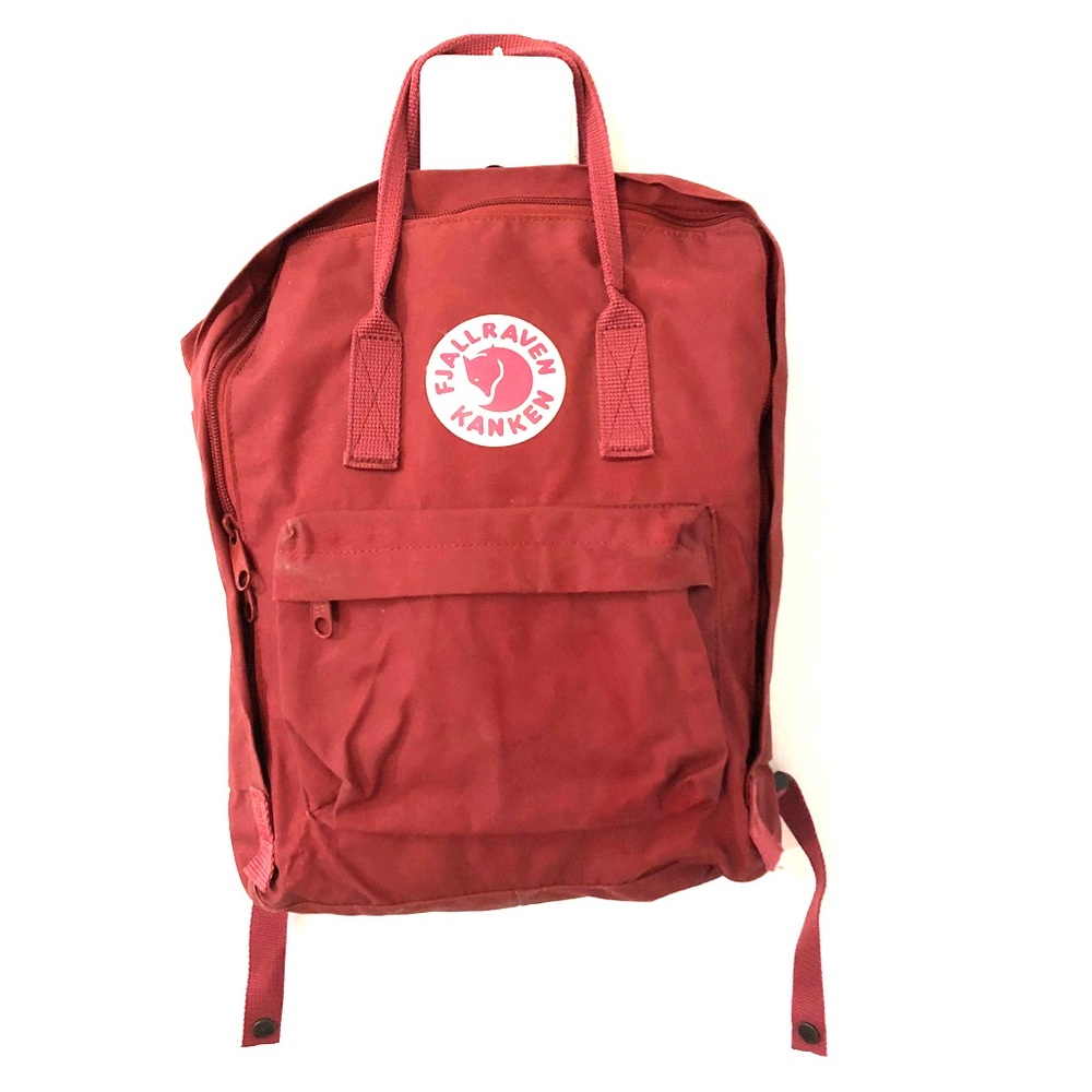 Authentic Fjallraven Kanken Red Backpack